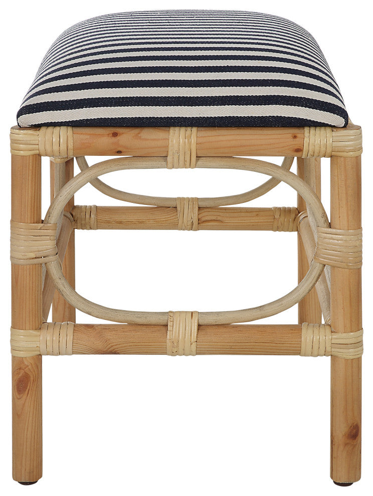 Laguna Small Bench, Striped