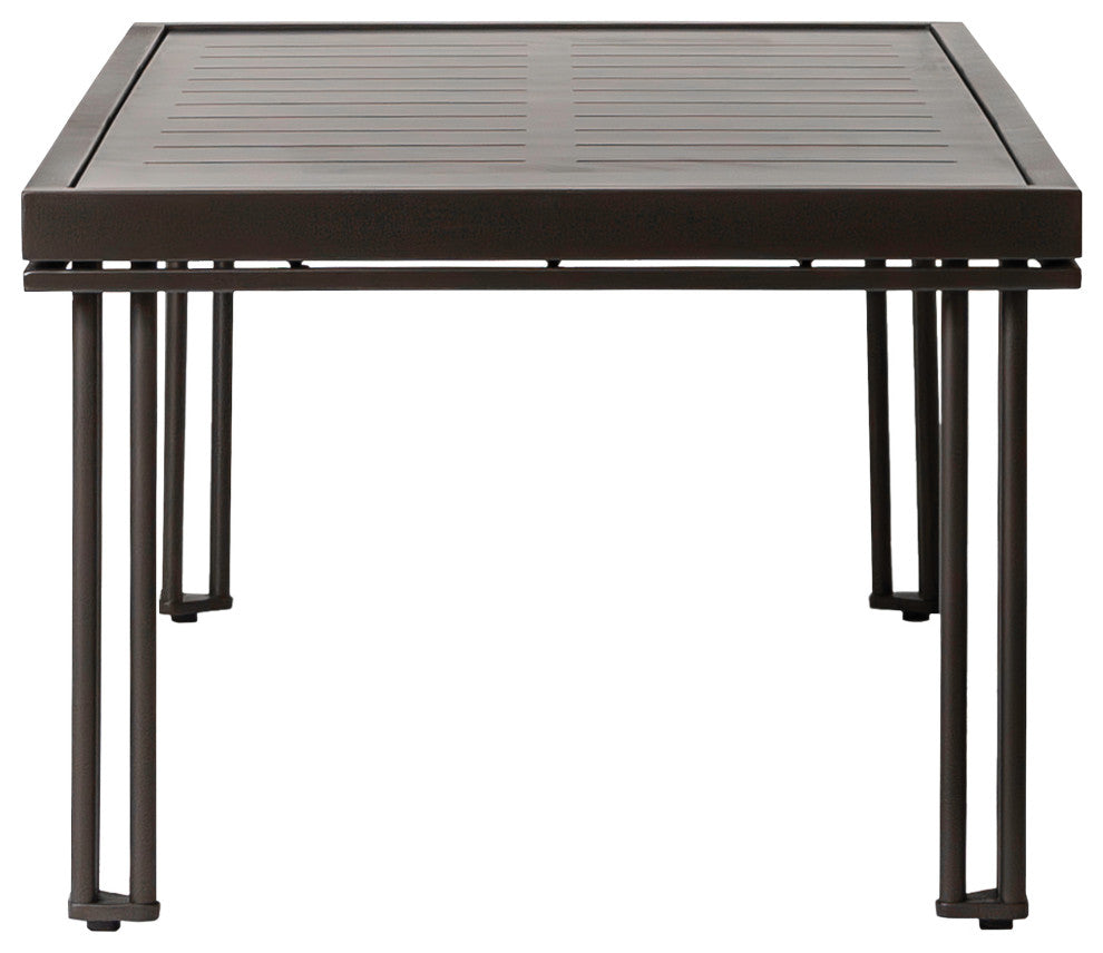 Patinero Charcoal Satin Finish Patio Coffee Table