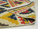Handwoven Wool Ivory Traditional Geometric Kilim Rug, 8'x10'