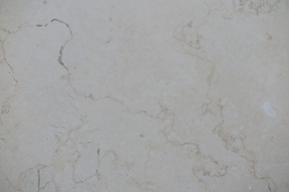 Golden Cream Limestone Tiles, Honed Finish, 4"x4" Sample