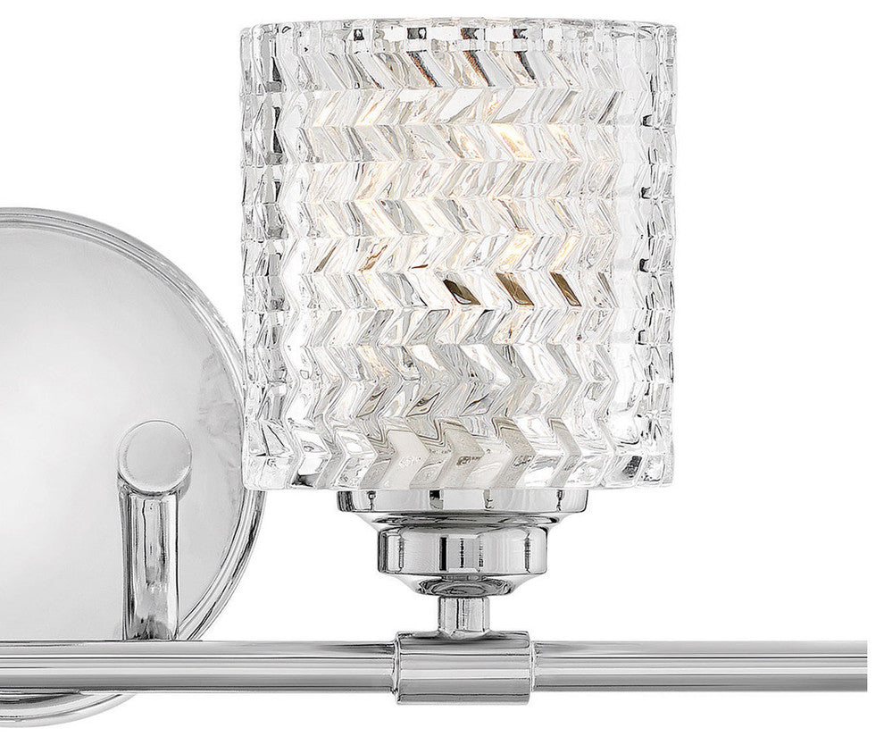 Elle Bath Four Light, Chrome