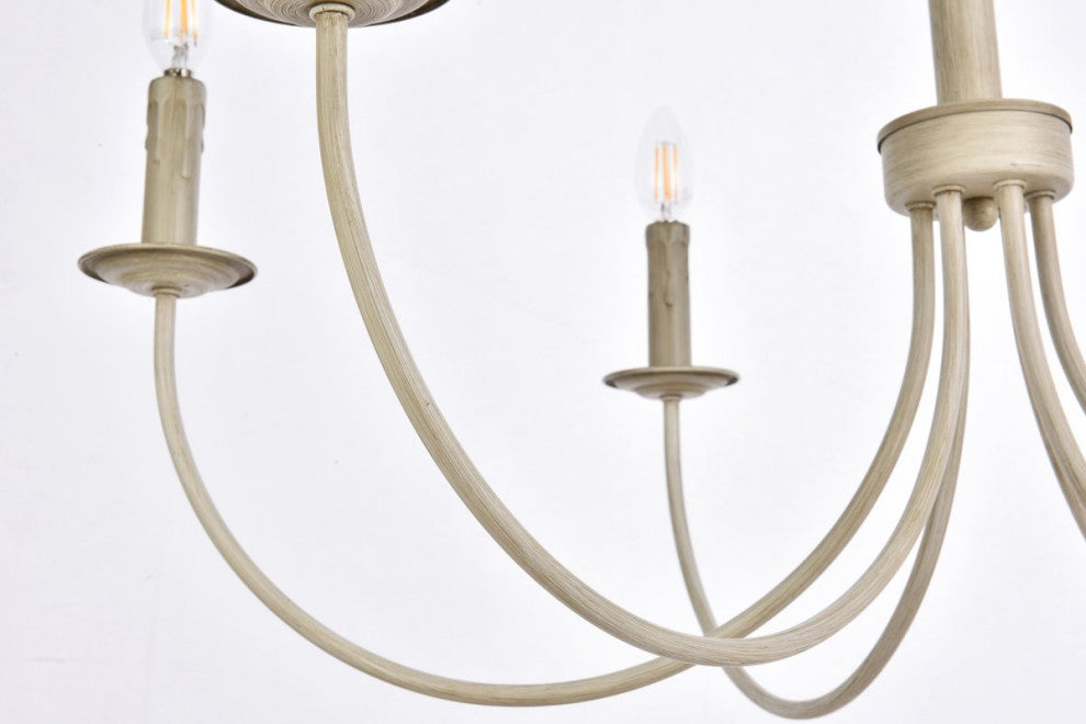 Briana 6-Light Pendant, Weathered Dove