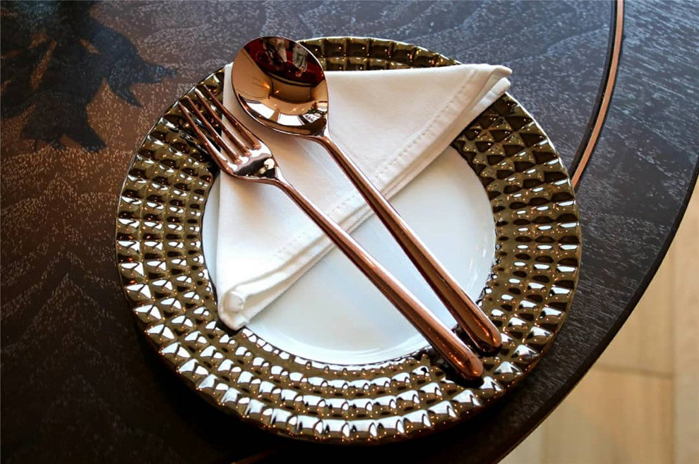 Linea Serving Set, Bronze, 7 Pcs.
