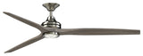 Fanimation Spitfire DC-KIT-72-LK Spitfire DC 72" 3 Blade Indoor / - Brushed