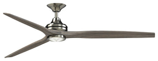 Fanimation Spitfire DC-KIT-72-LK Spitfire DC 72" 3 Blade Indoor / - Brushed