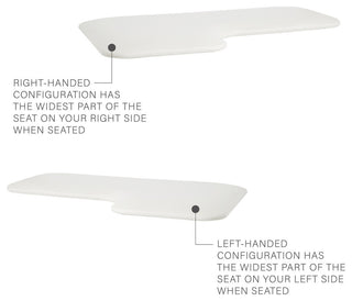 L-Shaped Replacement Cushion Shower Seat Top Only, 28", Left-Handed
