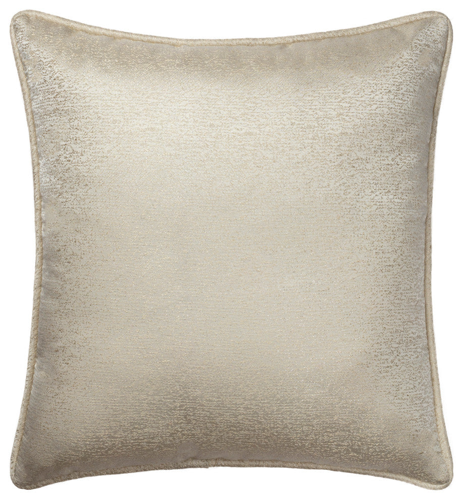 Linum Home Textiles Pixel Decorative Pillow Cover, Ivory, Square