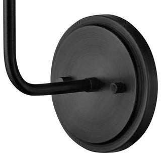 Hinkley Clarke Medium Single Light Sconce, Black