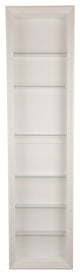 Nashville Recessed White Niche 67.5"h x 15.5"w x 3.5"d