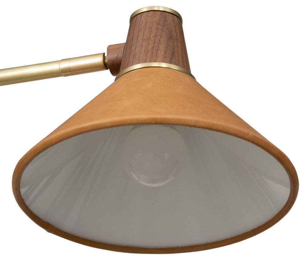 Cullen Chandelier-Natural Walnut