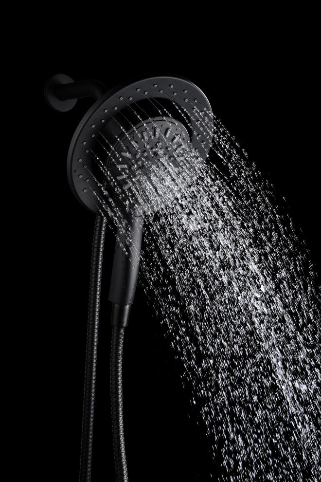 Valkyrie Two-in-One Magnetic Showerhead and Hand Sprayer, Matte Black