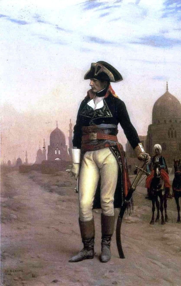Jean-Leon Gerome General Bonaparte in Cairo, 18"x27" Wall Decal