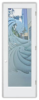 Interior Prehung Door or Interior Slab Door - High Seas - Primed - 30" x 96"...