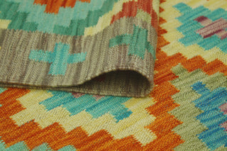 Sangat Flatweave Obiadull Rust/Beige Runner, 2'10 x 9'9