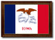 Iowa State Flag Canvas Print, 19"x27"
