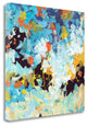 "Lunar Freefall 2" By Jan Weiss, Giclee Print on Gallery Wrap Canvas