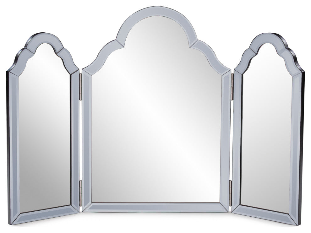 Grigio Trifold Vanity Mirror