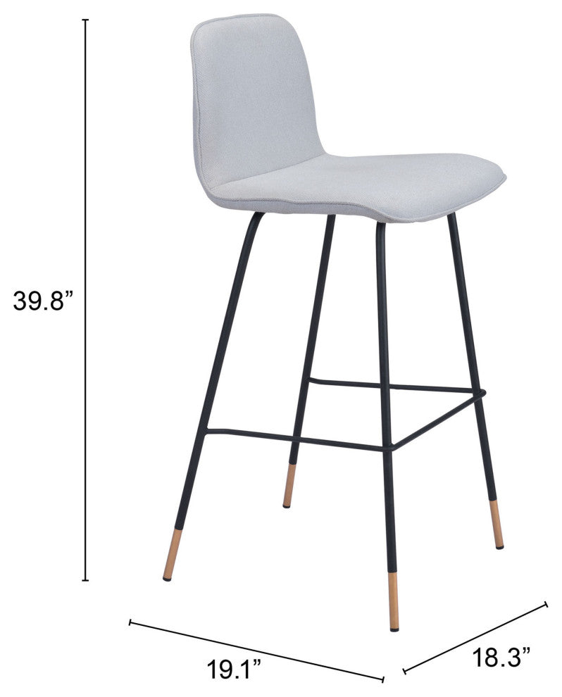 Gironde Bar Chair Light Gray