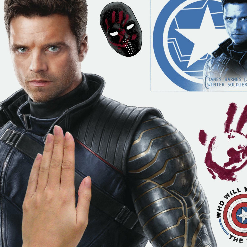 Falcon And The Winter Soldier Winter Soldier Peel And Stick Giant Wall Decal