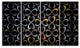 Yellow Pattern of Butterflies, Abstract Canvas Art Print, 48"x28", 4 Panels