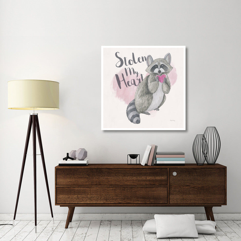 "My Furry Valentine I Sq" Digital Paper Print by Elyse DeNeige, 42"x42"