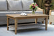 Ash Wicker And Teak 3-Piece Sofa Set With Sunbrella Fabrics