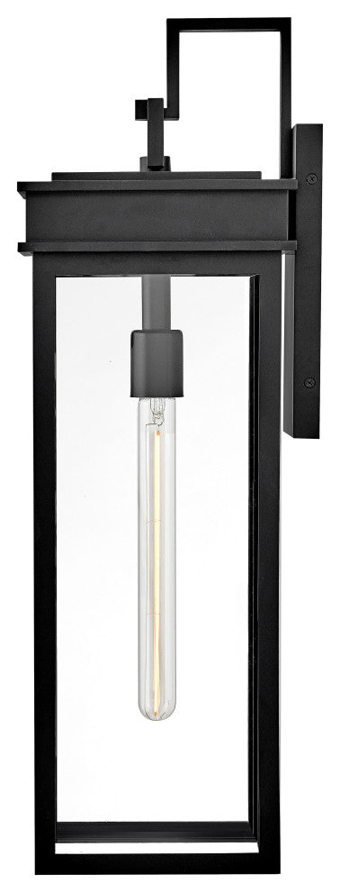 Lark Cole Medium Wall Mount Lantern, Black