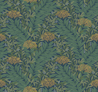 Highgrove Navy Wallpaper