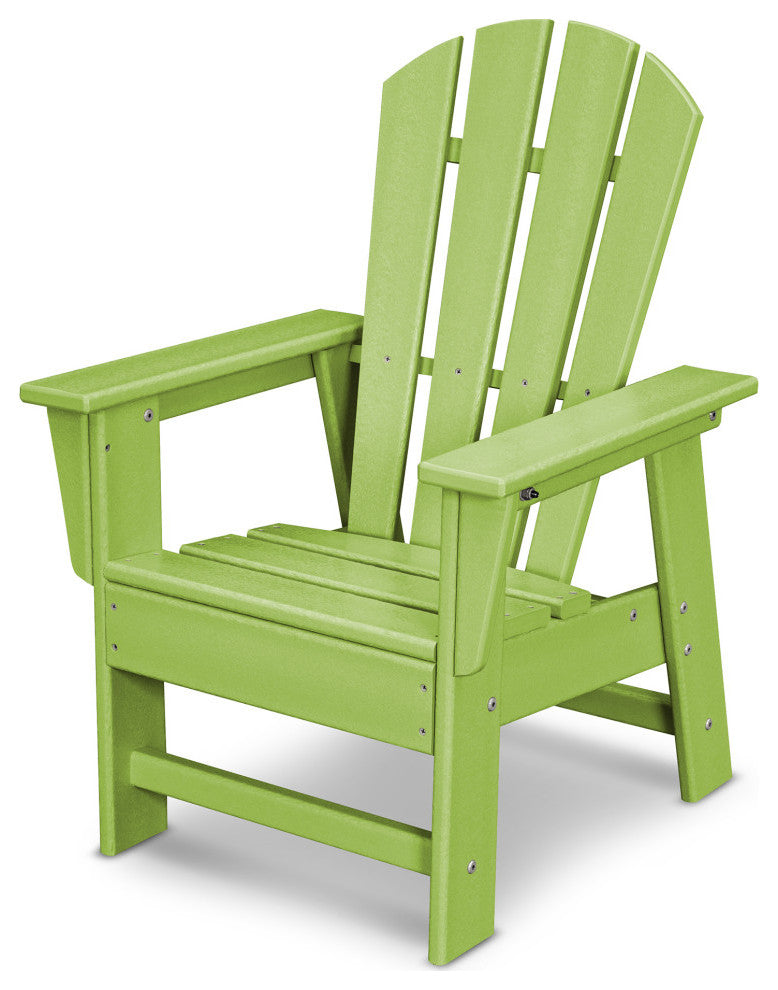 Polywood Kids Casual Chair, Lime