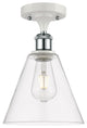 Innovations 516-1C-WPC-GBC-82-LED 1 Light Semi-Flush Mount