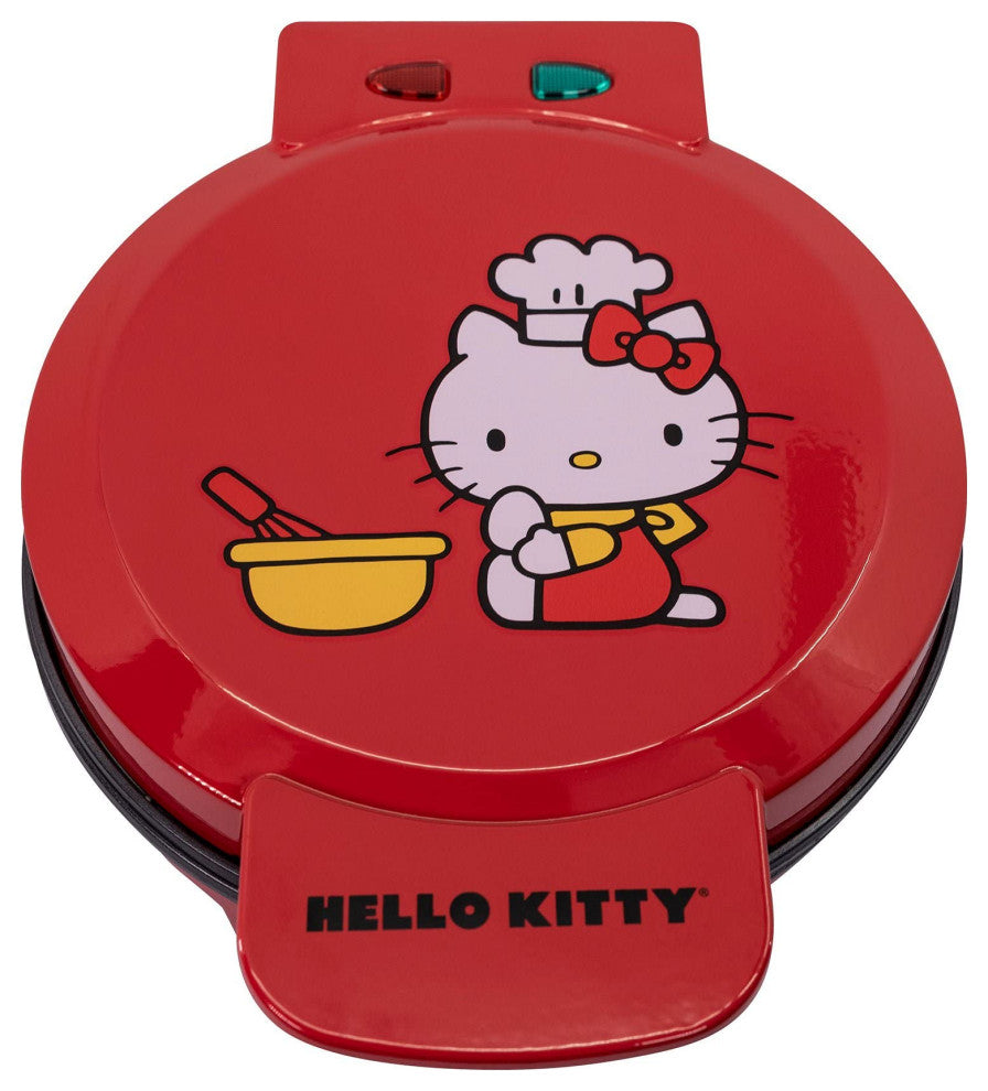 Hello Kitty Red Waffle Maker, Make Hello Kitty Waffles, Kitchen Appliance