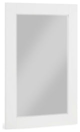 Monad Mirror, White, 24" Wide