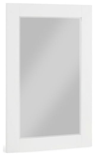 Monad Mirror, White, 24" Wide