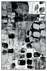 New Territory II Geometric Art Area Rug, 5'x7.5'