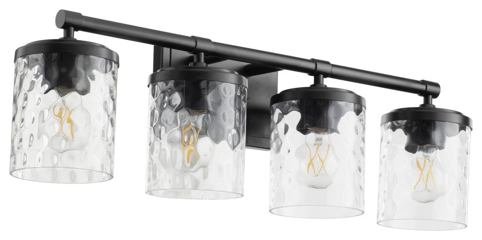 Quorum 517-4-59 4-Light Vanity Light, Matte Black