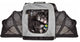 Hounda Accordion Collapsible Dual-Sided Expandable Pet Crate, Gray, Small