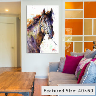 "Horse III" by Dean Crouser, 18x12x1.5