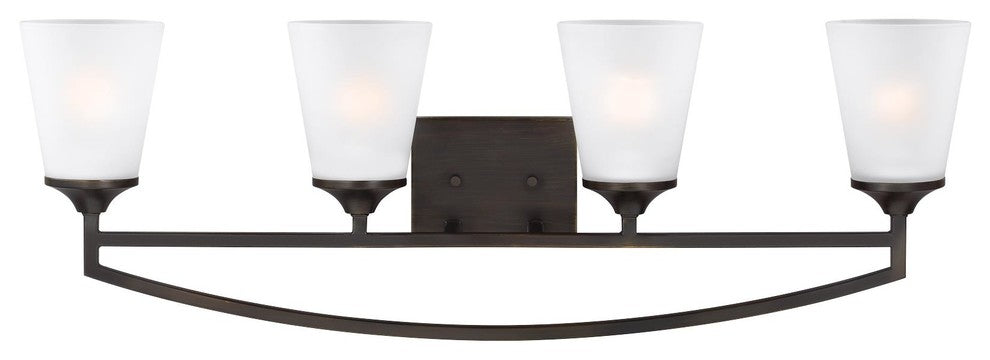 Generation Lighting Lighting 4-Light Wall/ Bath, Burnt Sienna