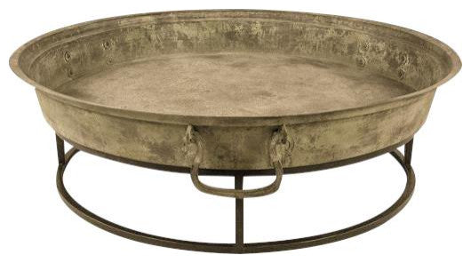 Tristan Traditional Metal Cocktail Table