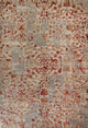Quartz Rug, Ivory/Red, 3'11"X5'7"