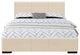 Beige Platform Twin Bed