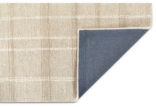 Obeetee Jaipur Grid Hand Tufted Rug, Taupe, 3'x5'