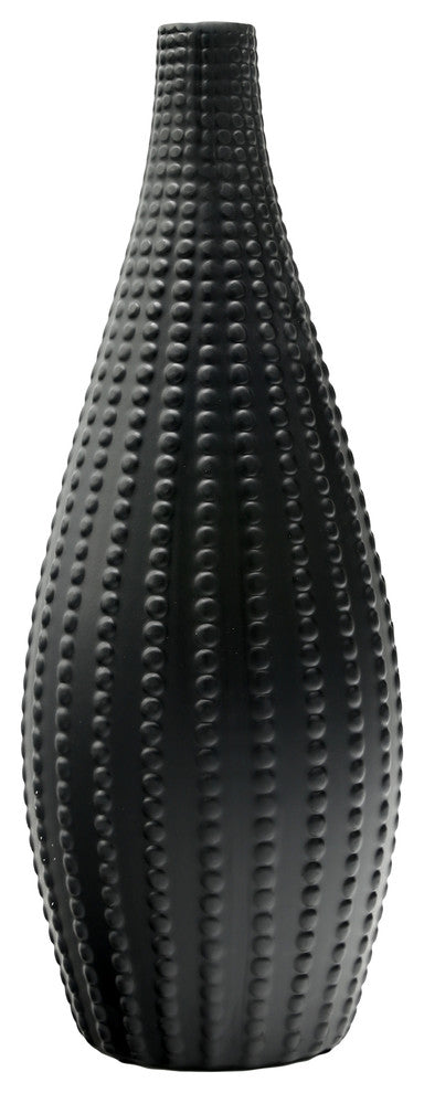 UTC21491 Ceramic Vase Matte Black