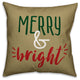 Christmas Tree Pattern Pillow, 16x16