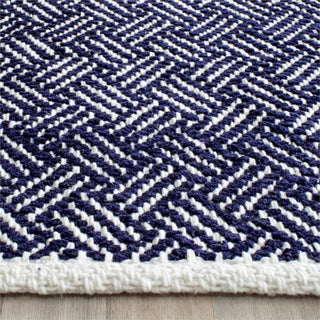 Safavieh Boston 8' X 10' Hand Woven Cotton Pile Rug in Navy