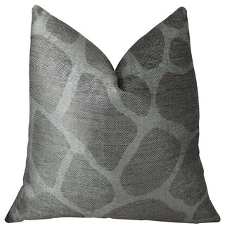 Plutus Rocky Way Handmade Throw Pillow, (Double sided  12" x 20")