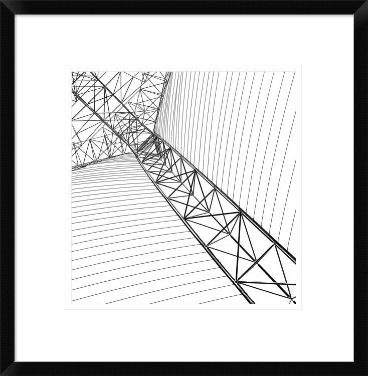 "The Abstract" Framed Digital Print by Kahar Lagaa, 20"x20"