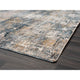 Hampton Abstract Area Rug, Silver, 7'10" Round