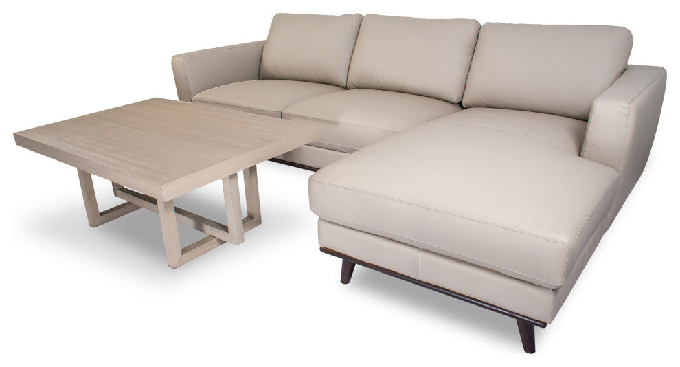 White Wash Trestle Coffee Table