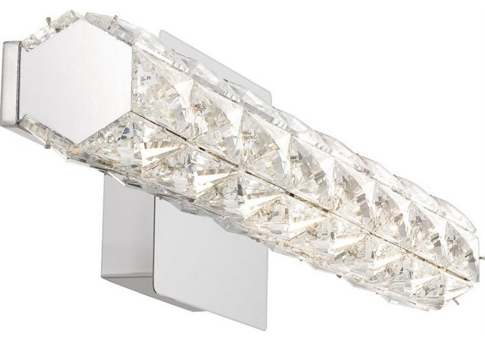 Quoizel PCLU8524C LED Bath Fixture, Polished Chrome Finish